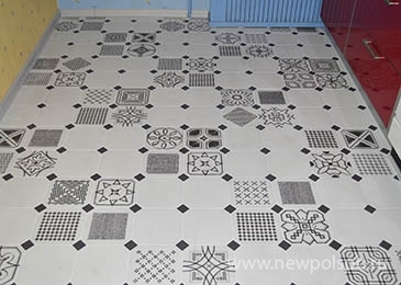 Укладка керамической плитки, керамогранита и натурального камня