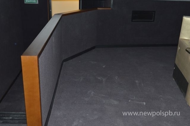 Укладка ковролина в ТРК «ЕВРОПОЛИС» Полюстровский пр.,д.84.